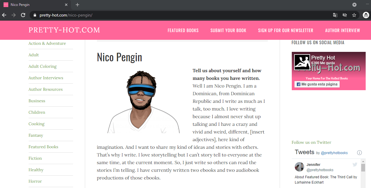 You are currently viewing Nico Pengin And His Books Are Already On Pretty-Hot.Com